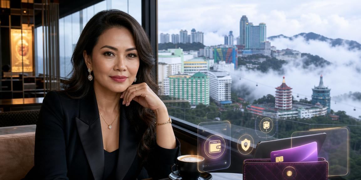 Pengguna di Genting Highlands menyemak odds dan membuat deposit selamat melalui spf50
